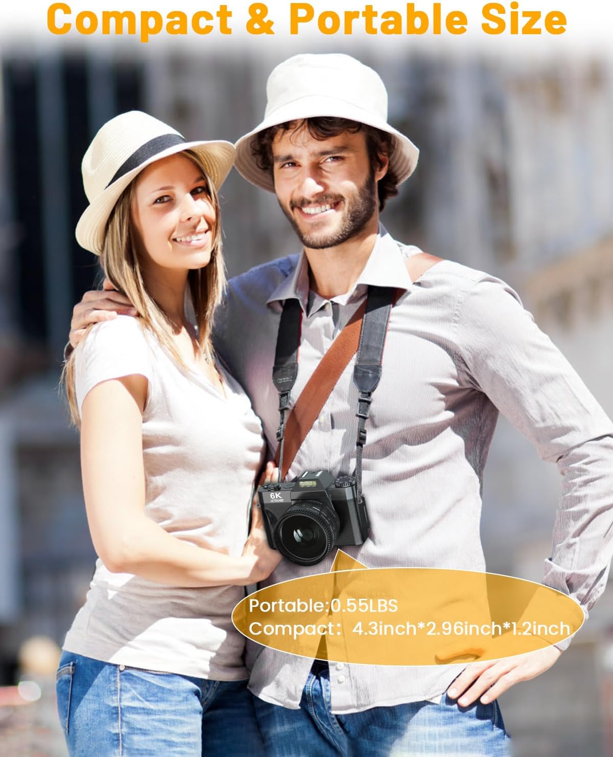 2024 Upgrade VJIANGER Digital Camera for Photography Vlogging Camera for YouTube with WiFi, 180° Flip Screen, 16X Digital Zoom, 52mm Lens, 2 Batteries, 32GB Micro SD Card(Black) - Image 6