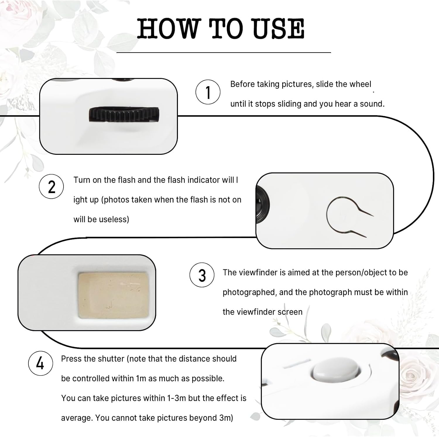 8 Pack of Disposable Cameras for Wedding Bulk Single Use Flash 35mm 17 Film 200 ISO Film Camera for Birthday Concert Travel Anniversary Party Supplies - Image 3