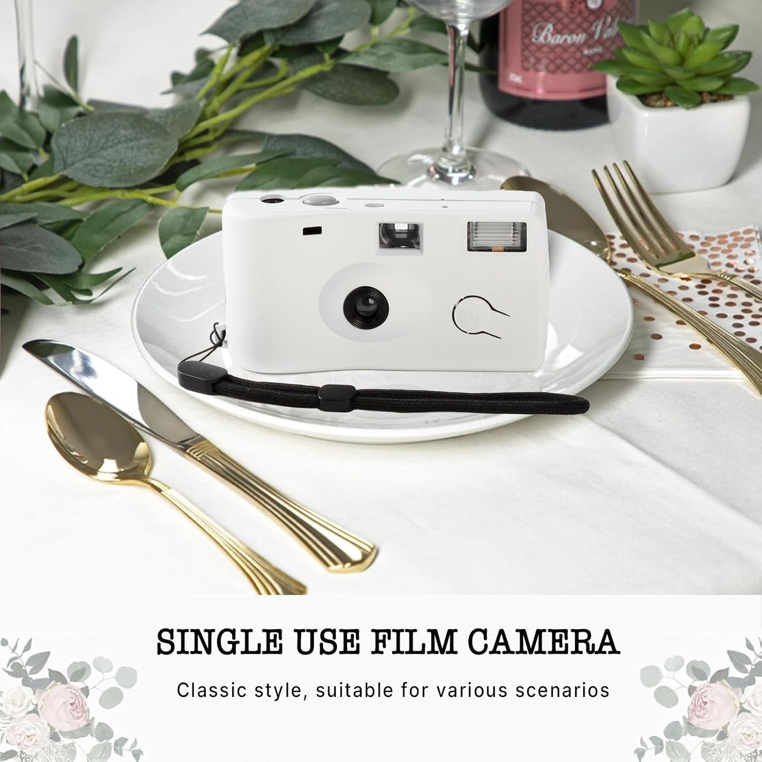 8 Pack of Disposable Cameras for Wedding Bulk Single Use Flash 35mm 17 Film 200 ISO Film Camera for Birthday Concert Travel Anniversary Party Supplies - Image 5