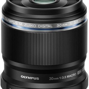 OM SYSTEM OLYMPUS M.Zuiko Digital ED 30mm F3.5 Macro For Micro Four Thirds System Camera, Compact Macro lens, 1.25x Image Maginification, Fast AF, Beautiful Bokeh